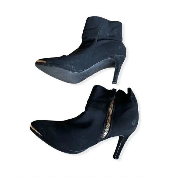 Kellie and Katie Black Women's Booties Sz 10 - Picture 12 of 13